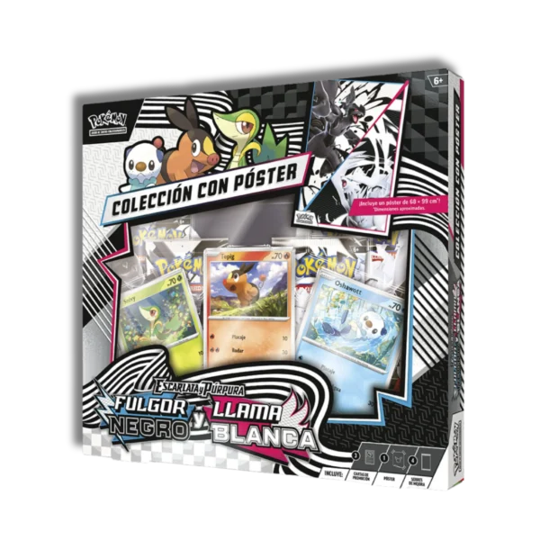 Colección con Poster - Fulgor Negro & Llama Blanca