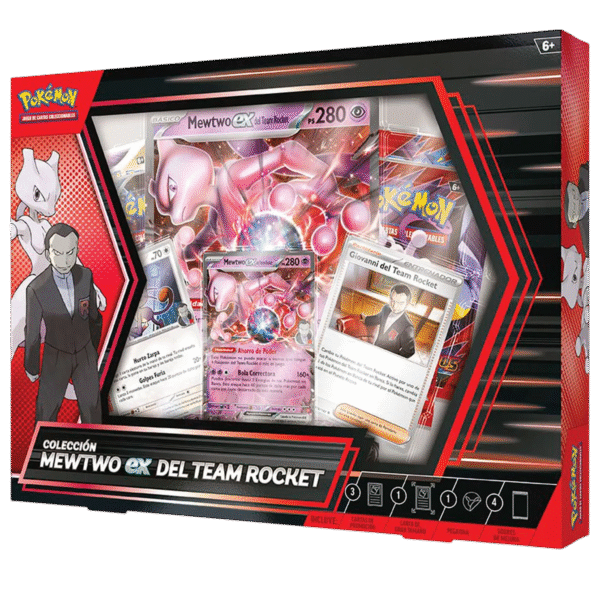 Caja Mewtwo Ex del Team Rocket