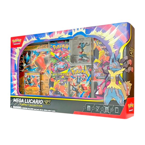 Caja colección Mega-Lucario EX con Figura